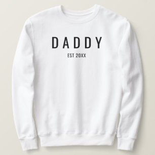 Sudadera Daddy Est Hubby Wifey Engagement Fiance Boda