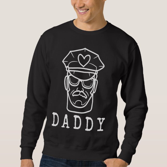 Sudadera Daddy   LGBTQ Gay Pride Leather Daddy (Anverso)