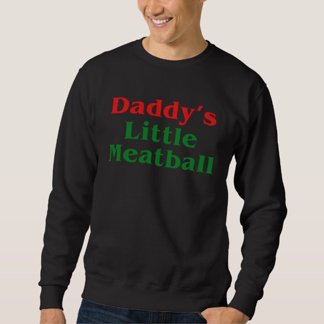 Sudadera Daddy Little Meatball Italian   2 (Anverso)
