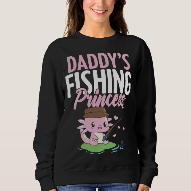Sudadera Daddy s Fishing Buddy Fisherman Little Girl Daught (Anverso)