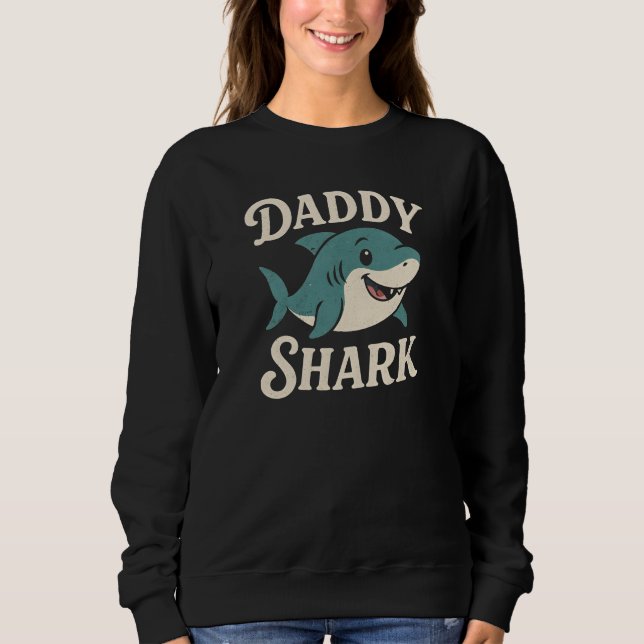 SUDADERA DADDY  SHARK (Anverso)