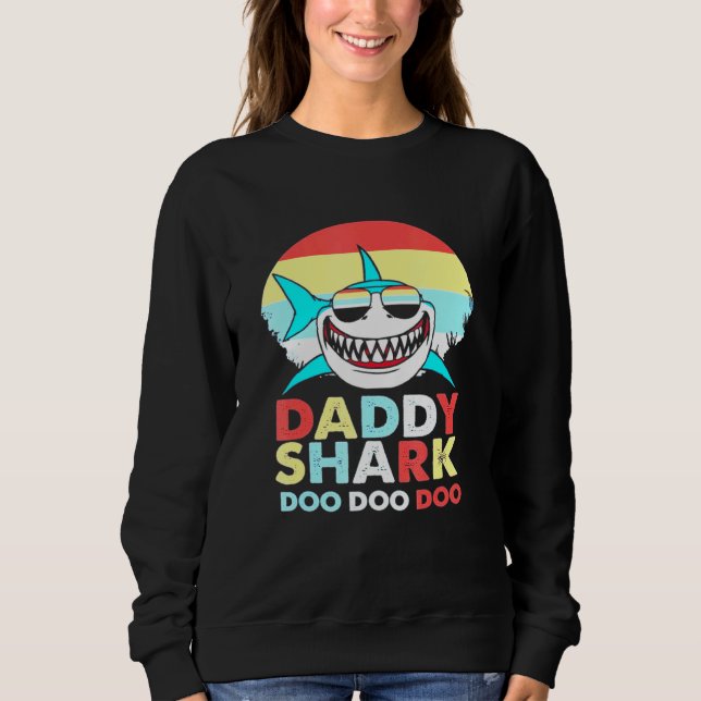 Sudadera Daddy Shark Doo Doo (Anverso)