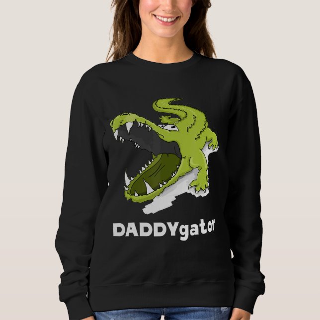 Sudadera Daddygator Padre Alligator Papá Padres Día Papa (Anverso)