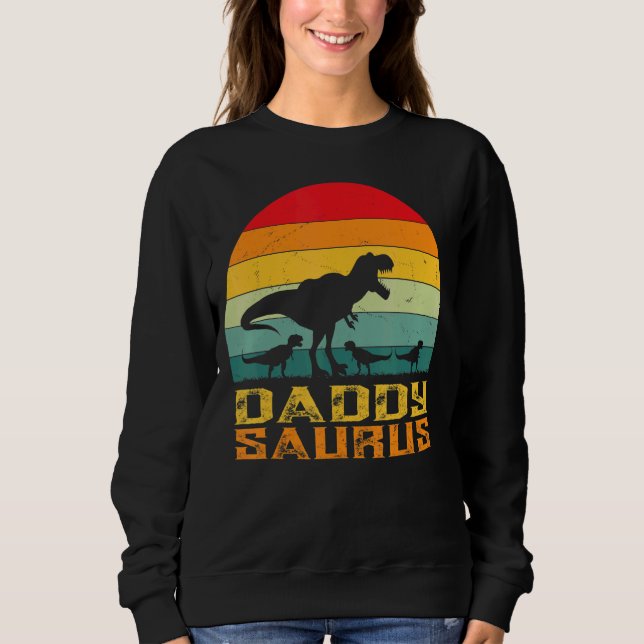Sudadera Daddysaurus Rex Daddy Dinosaur Día del Padre 2022 (Anverso)