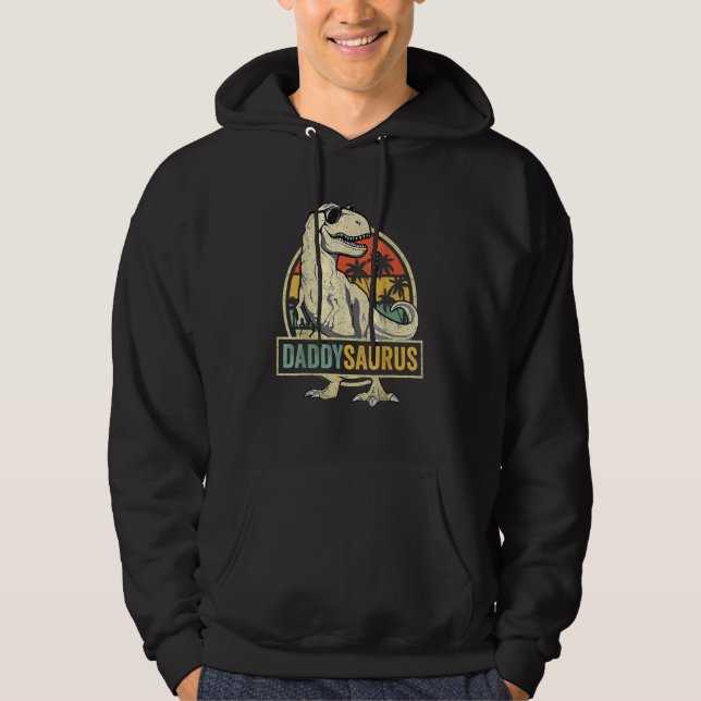 Sudadera Daddysaurus Rex Dinosaur Daddy Saurus (Anverso)