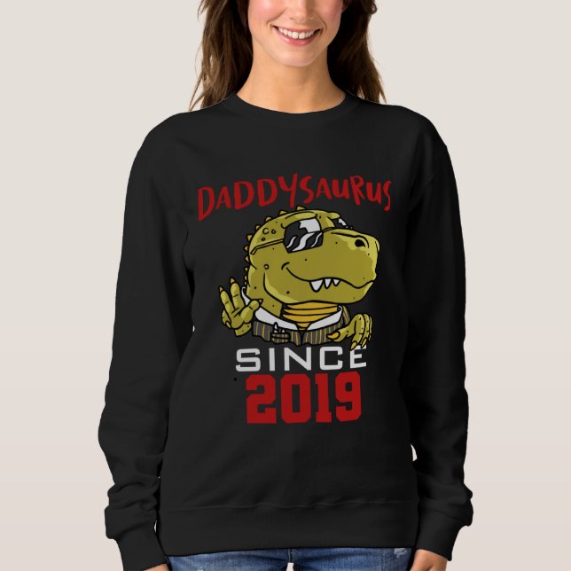 Sudadera Daddysaurus since 2019 (Anverso)
