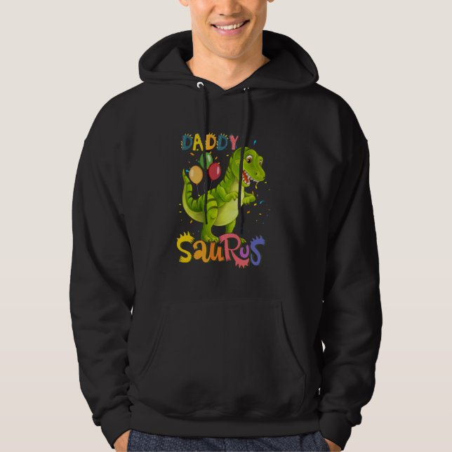 Sudadera Daddysaurus T Rex Dinosaur Daddy Saurus Family Mat (Anverso)