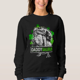 Sudadera Daddysaurus T Rex Dinosaur Daddy Saurus St Patric