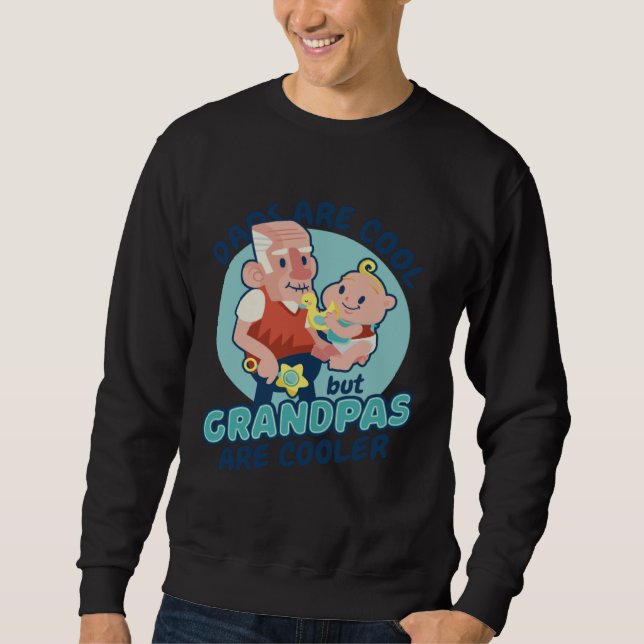 Sudadera Dads Grandpas are cooler (Anverso)