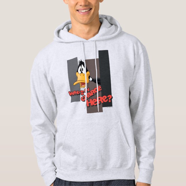 Sudadera DAFFY DUCK™ "Who is Charge Here" (Anverso)