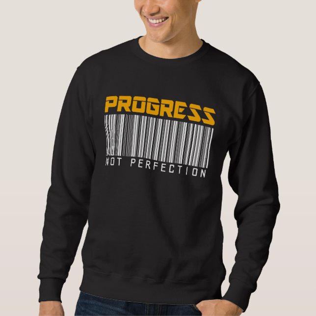 Sudadera Daily Inspirational Quote  Progress (Anverso)