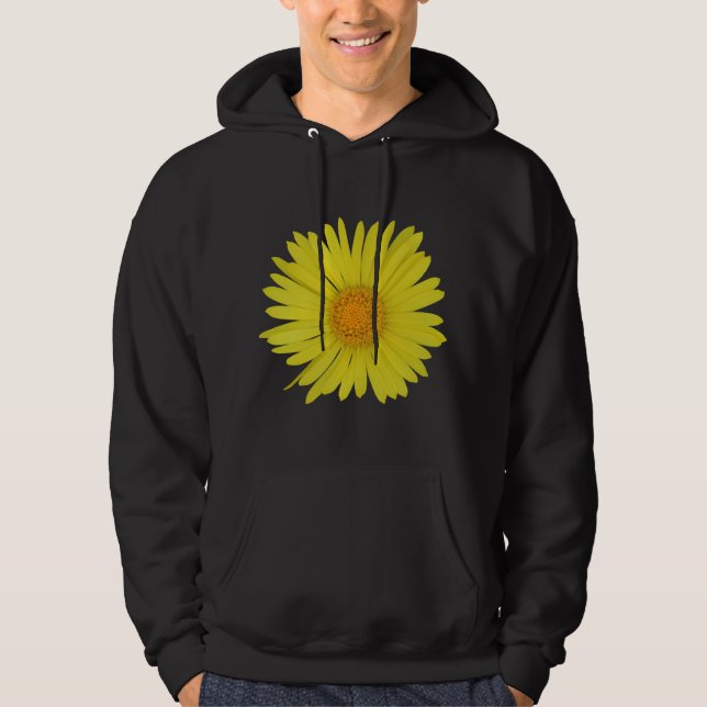 Sudadera Daisy amarillo (aislado) (Anverso)