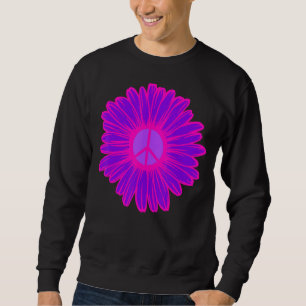 Sudadera Daisy De Paz Rosa Y Púrpura
