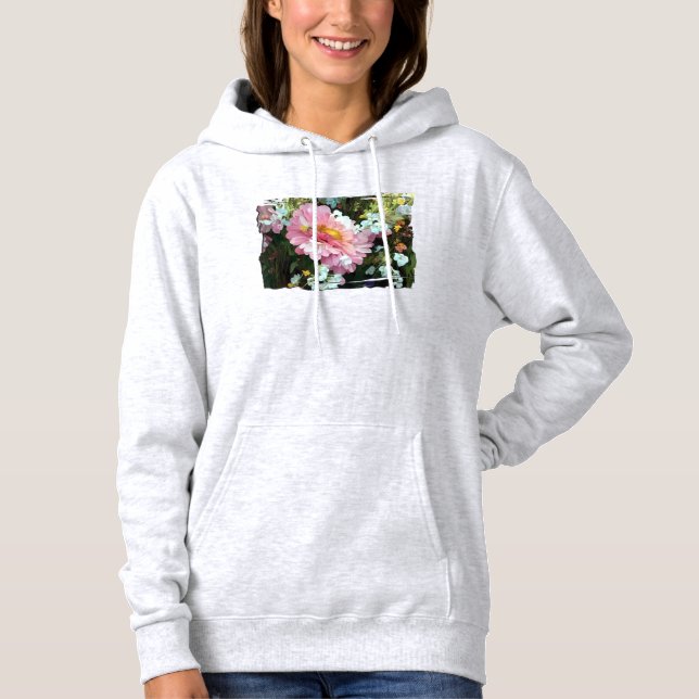 Sudadera Daisy en rosa (Anverso)