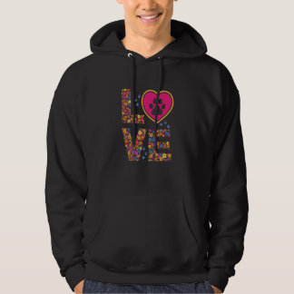 Sudadera Daisy LOVE Letters Animal Paw Prints