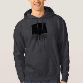 Sudadera Dakota del Norte auténtico arraiga la camiseta