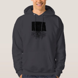 Sudadera Dakota del Norte auténtico arraiga la camiseta