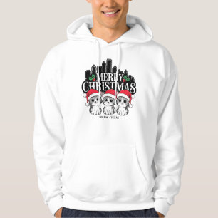 Sudadera Dallas City Texas Merry Christmas Cats USA