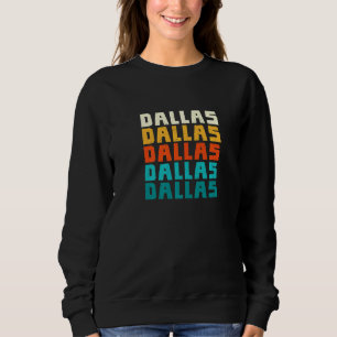 Sudadera Dallas Texas Vintage Tx Retro Collection American