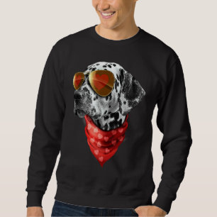 Sudadera Dálmata Día de San Valentín Corazón Día de San Val