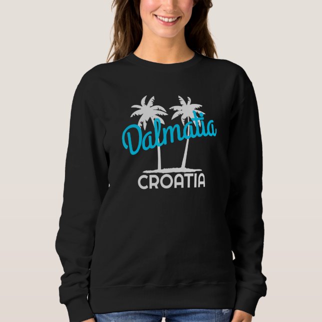 Sudadera Dalmatia de Croacia (Anverso)