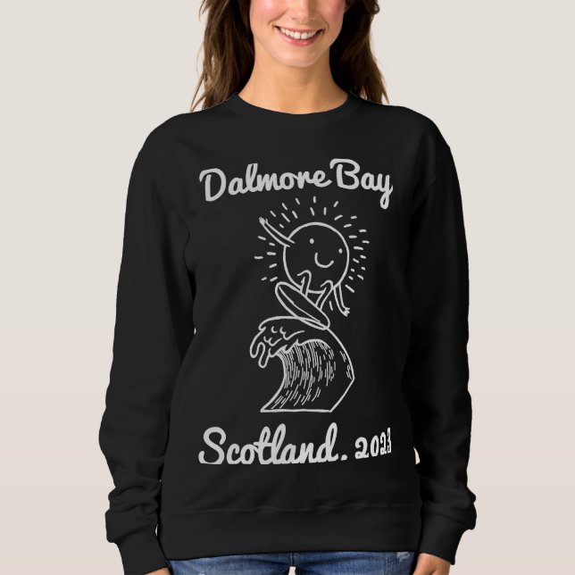 Sudadera Dalmore Bay Hebrides Scotland 2023 Surfing Souveni (Anverso)