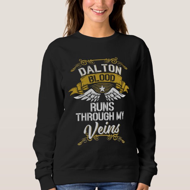 Sudadera Dalton Blood Runs Through My Veins (Anverso)