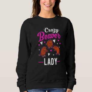 Sudadera Dama de castores locos