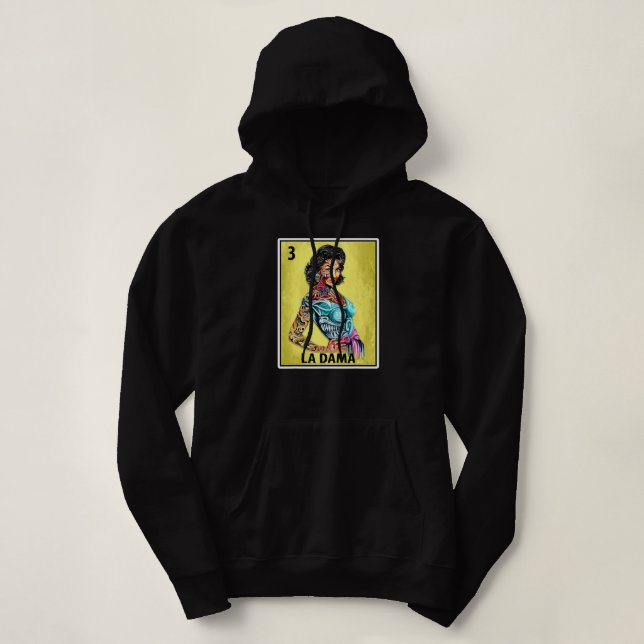 Sudadera Dama de diseño de la Lotería de las Damas  (Diseño del anverso)