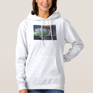 Sudadera Dama de gato en el parque Hoodie