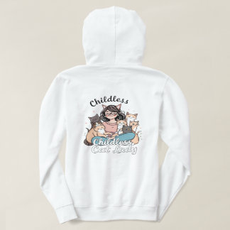 Sudadera Dama de gatos sin hijos"