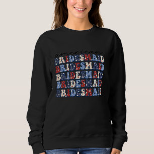 Sudadera Dama de honor americana viaje de chicas del 4 de j