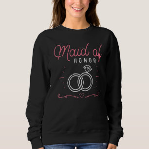 Sudadera Dama De Honor Boda Ducha Nupcial Matrimonio Mujere