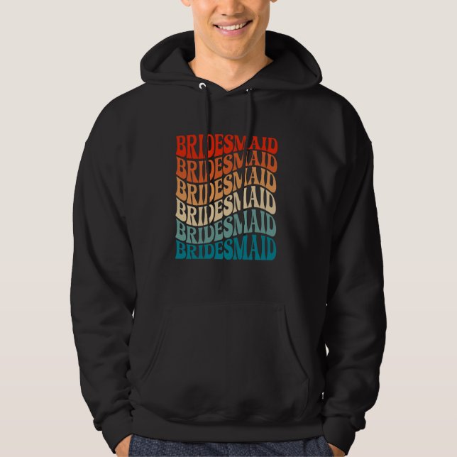 Sudadera Dama de honor despedida de soltera regalo de boda  (Anverso)
