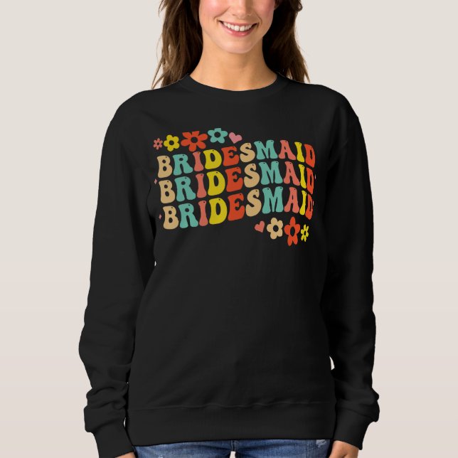 Sudadera Dama de Honor Equipo Novia Despedida de Soltera Gr (Anverso)