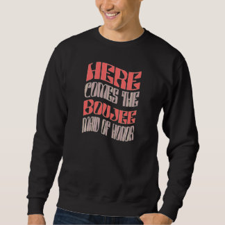 Sudadera Dama de Honor Femenina Boujee Retro Combinación De