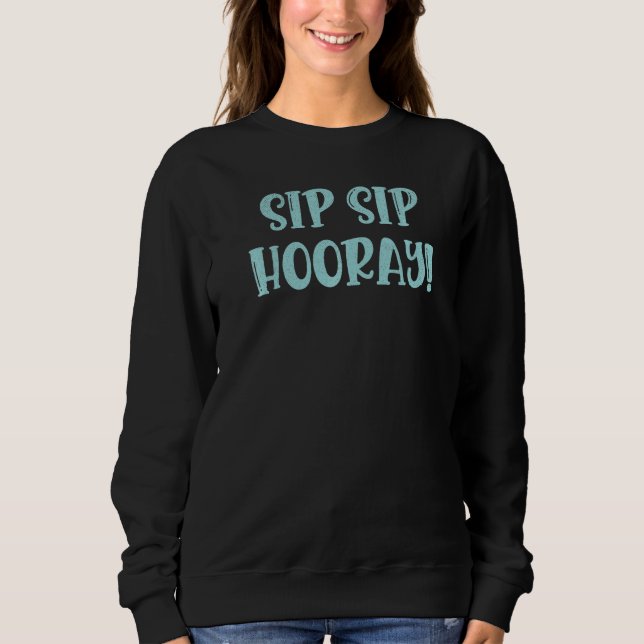Sudadera Dama de Honor Novia Despedida de Soltera Brindis B (Anverso)