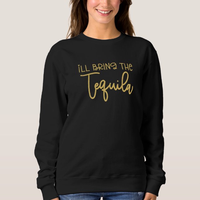 Sudadera Dama de Honor Novia Despedida de Soltera Traeré Te (Anverso)