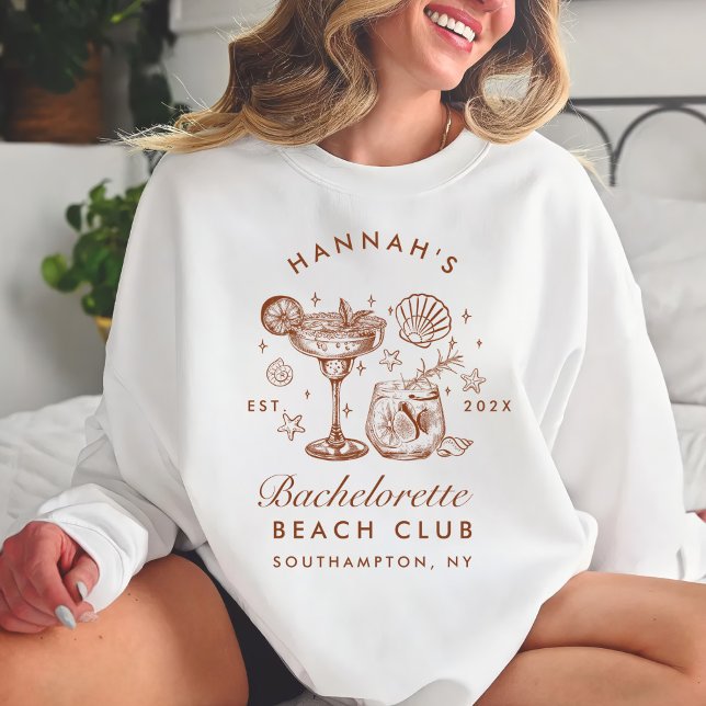 Sudadera Dama de honor retro moderna minimalista (Subido por el creador)