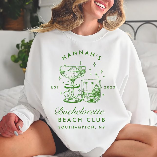 Sudadera Dama de honor retro moderna minimalista (Subido por el creador)