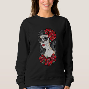 Sudadera Dama De La Calavera Muerte
