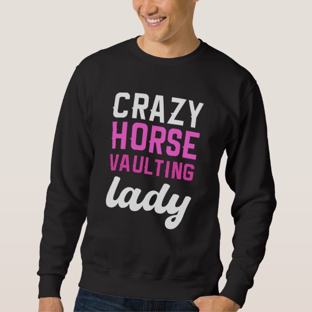 Sudadera Dama de saltos ecuestres Crazy Horse (Anverso)
