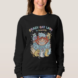 Sudadera Dama Gata Loca en Entrenamiento