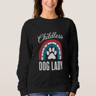 Sudadera Dama sin hijos con perro Voto electoral 2024 Arcoí