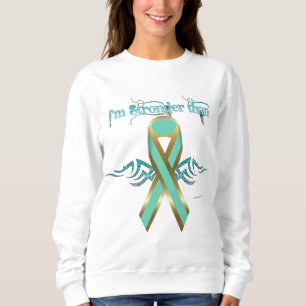 Sudadera Damas de Cáncer de Ovario
