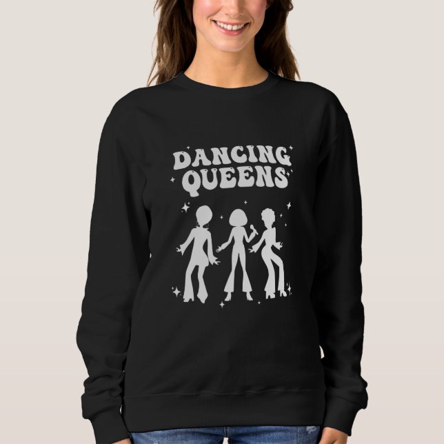 Sudadera Damas de honor Dancing Queen Disco Despedida de so (Anverso)