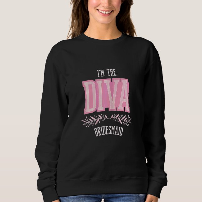 Sudadera Damas de Honor Divas Coincidentes Despedida de Sol (Anverso)