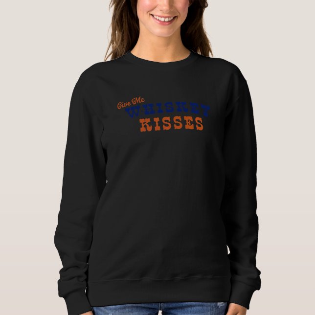 Sudadera Dame besos suizos y bebida y Fiesta (Anverso)