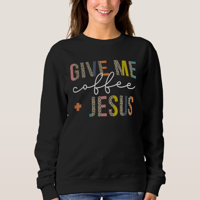 Sudadera Dame Café Jesús Cristianos (Anverso)