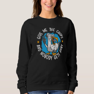Sudadera Dame Las Papas Fritas Y Nadie Se Lastima Ave Marin